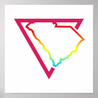 south carolina pink triangle poster