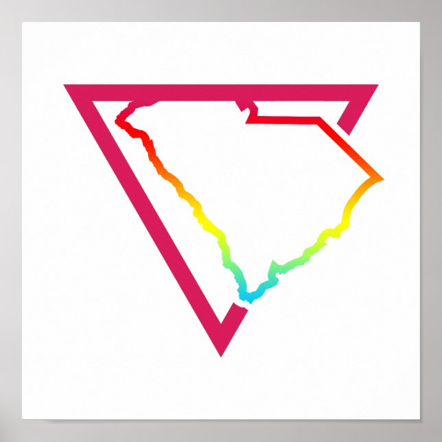 south carolina pink triangle poster (Front)