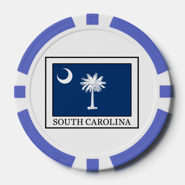 South Carolina Poker Chips (Front)