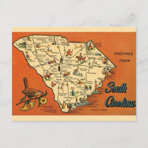 South Carolina  Postcard