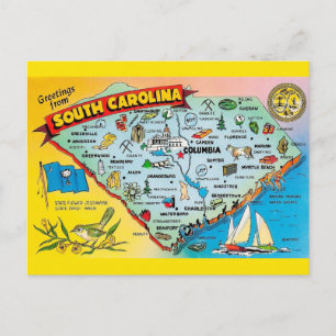 South Carolina  Postcard