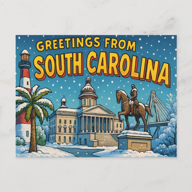 SOUTH CAROLINA Postcard (Front)