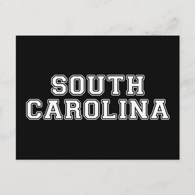South Carolina Postcard (Front)