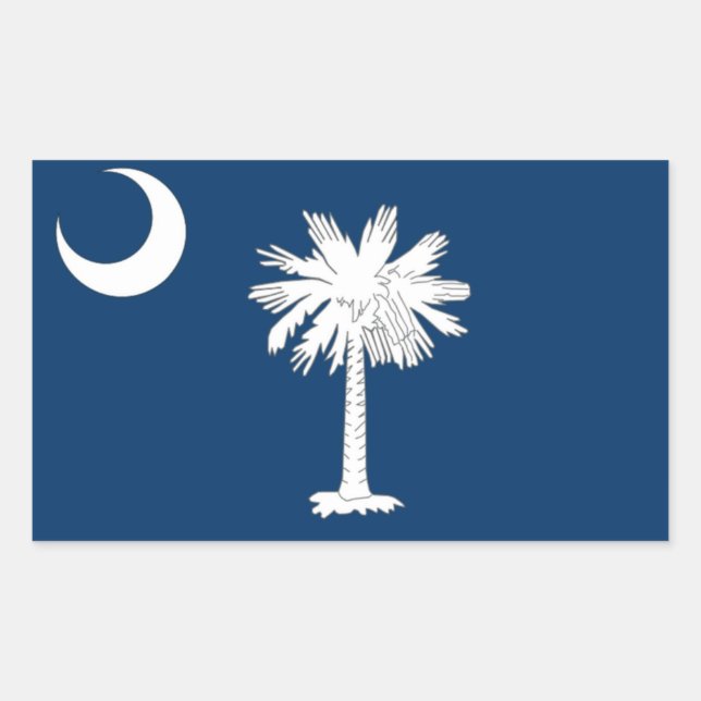 South Carolina Rectangular Sticker (Front)
