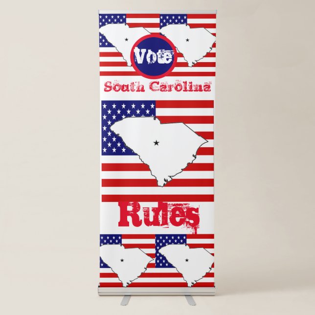 SOUTH CAROLINA  RETRACTABLE BANNER (Front)