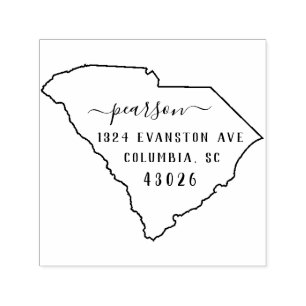 South Carolina Return Address Stamp Self-Inking