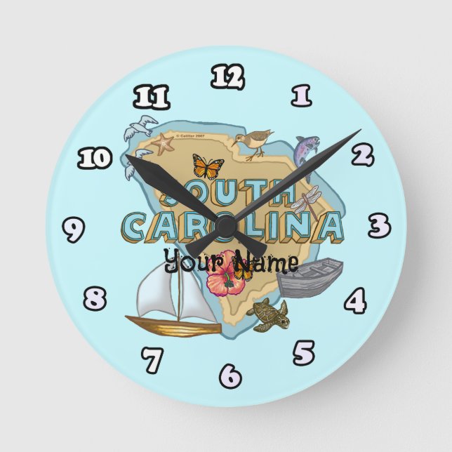South Carolina Round Clock (Front)