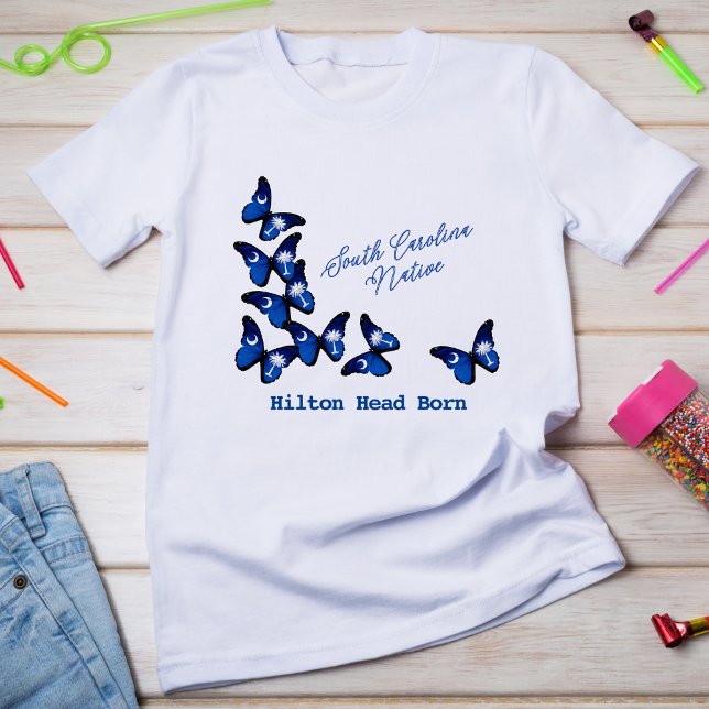 South Carolina SC Native Hilton Head Born Kids T-Shirt (Creator Uploaded)