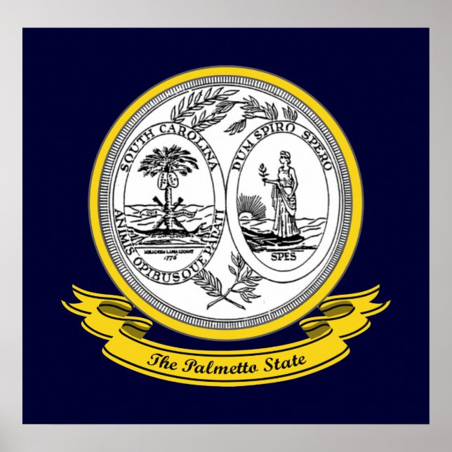 South Carolina Seal Poster (Front)