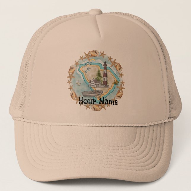 South Carolina Shells Lighthouse  Hat (Front)