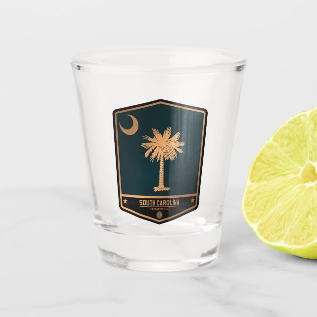 South Carolina Shot Glass (Front)