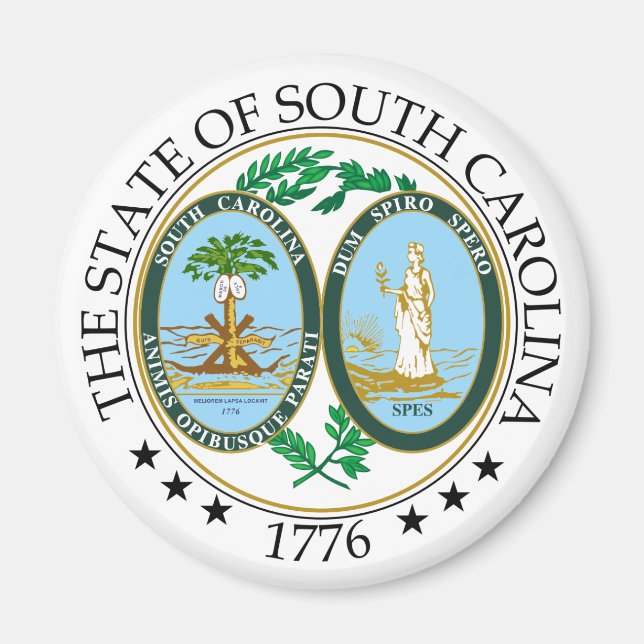 South Carolina sign Magnet (Front)