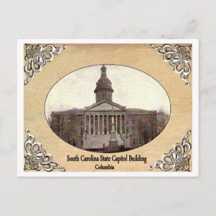 South Carolina State Capitol Building Old Postcard
