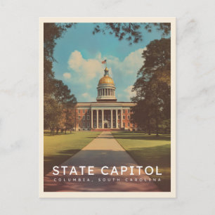 South Carolina State Capitol Columbia Postcard