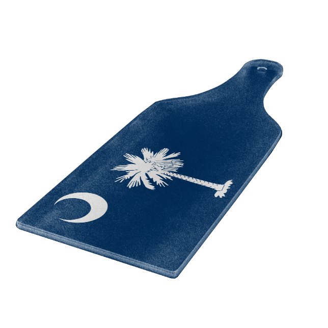 South Carolina State Flag Cutting Board (Corner)