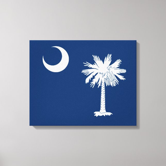 South Carolina State Flag Design Decor (Front)