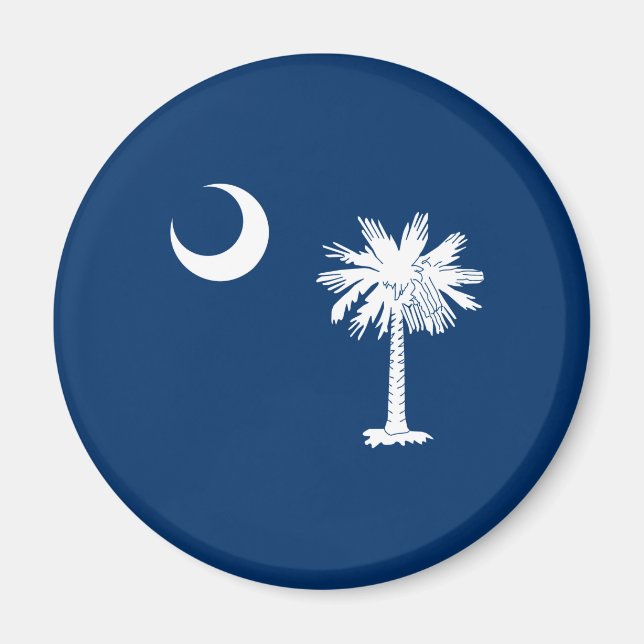 South Carolina State Flag Design Decor Magnet (Front)