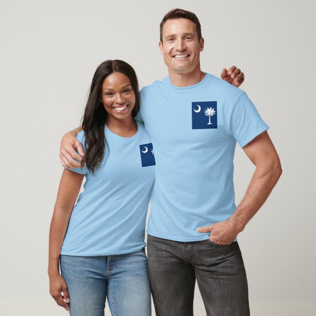 South Carolina State Flag Design Decor T-Shirt (Unisex)