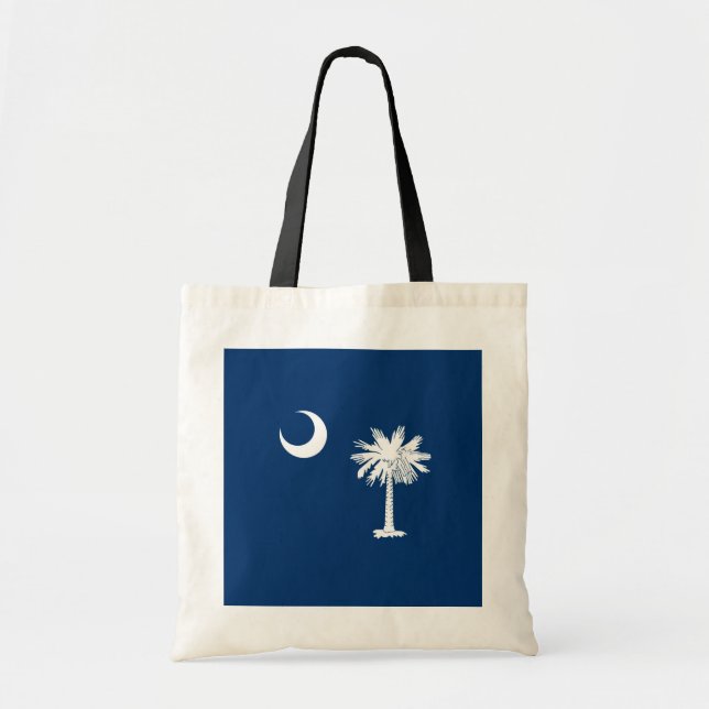 South Carolina State Flag Design Decor Tote Bag (Front)