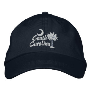 South Carolina State Flag Design Embroidered Hat