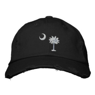 South Carolina State Flag Design Embroidered Hat