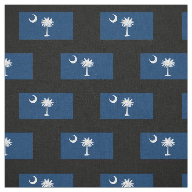 South Carolina State Flag Fabric (Swatch)