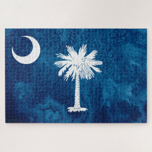 South Carolina State Flag Jigsaw Puzzle