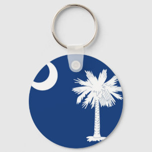 South Carolina State Flag Key Ring