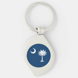 South Carolina State Flag Key Ring