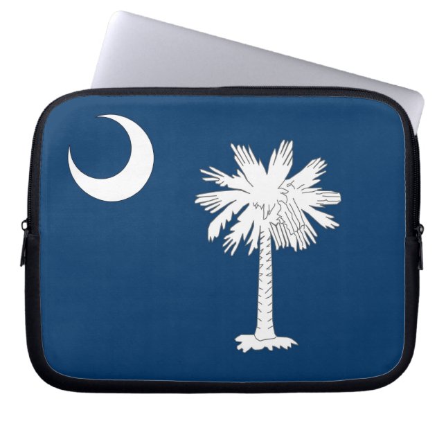South Carolina State Flag Laptop Sleeve (Front)