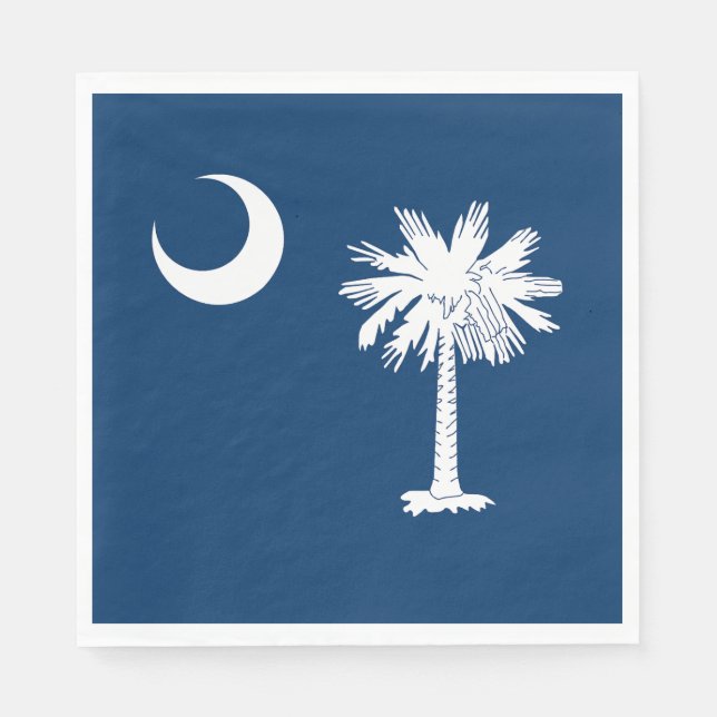 South Carolina State Flag Napkin (Front)