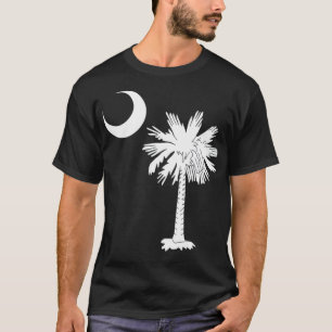 South Carolina State Flag Palmetto Tree Crescent M T-Shirt