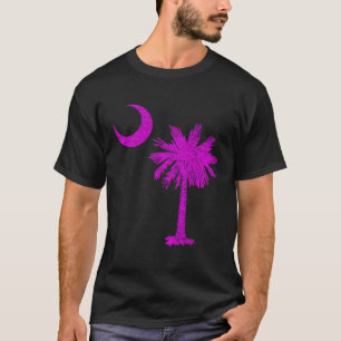 South Carolina State Flag Palmetto Tree Crescent M T-Shirt