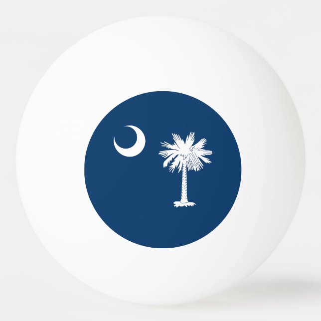 South Carolina State Flag Ping Pong Ball (Front)
