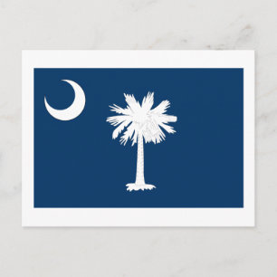 South Carolina State Flag Postcard