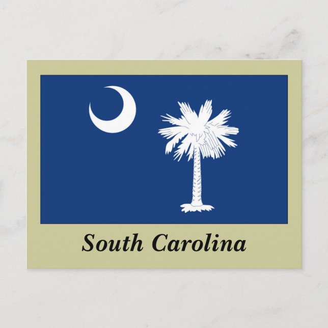 South Carolina State Flag Postcard (Front)