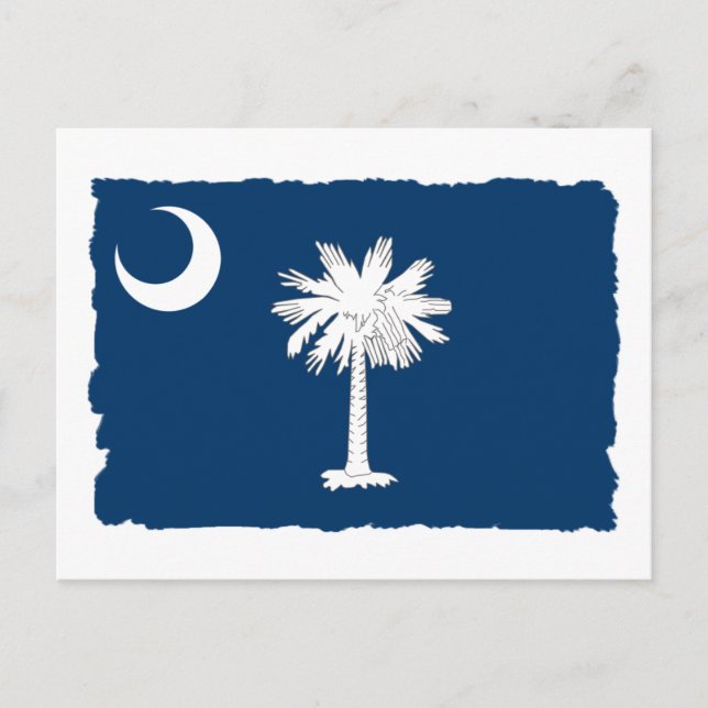 South Carolina State Flag Postcard (Front)