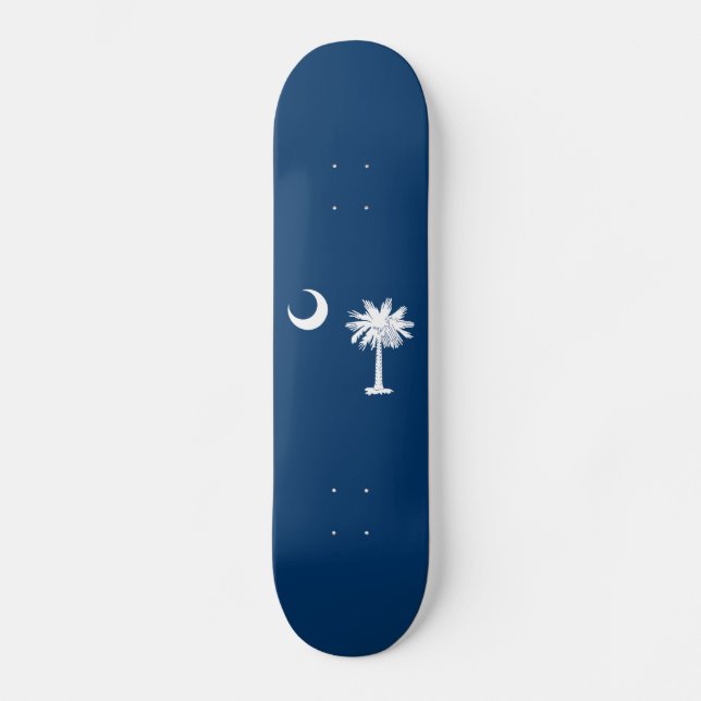 South Carolina State Flag Skateboard (Front)