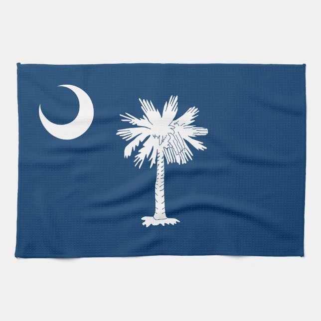 South Carolina State Flag Tea Towel (Horizontal)