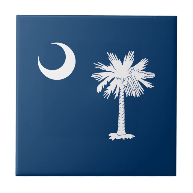 South Carolina State Flag Tile (Front)