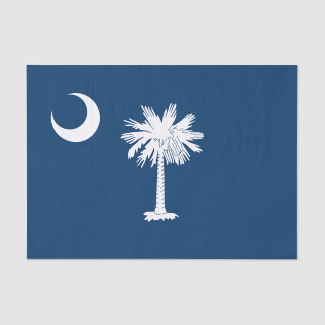 South Carolina State Flag Tissue Paper (Front)