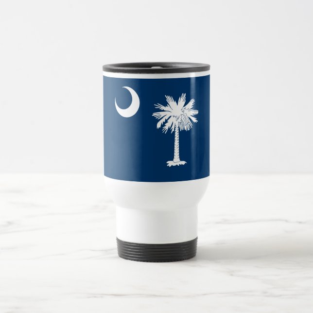 South Carolina State Flag Travel Mug (Center)
