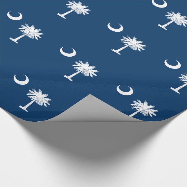South Carolina State Flag Wrapping Paper (Corner)