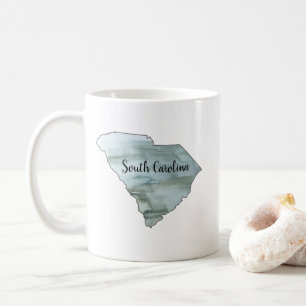 South Carolina State Illustration  Coffee Mug