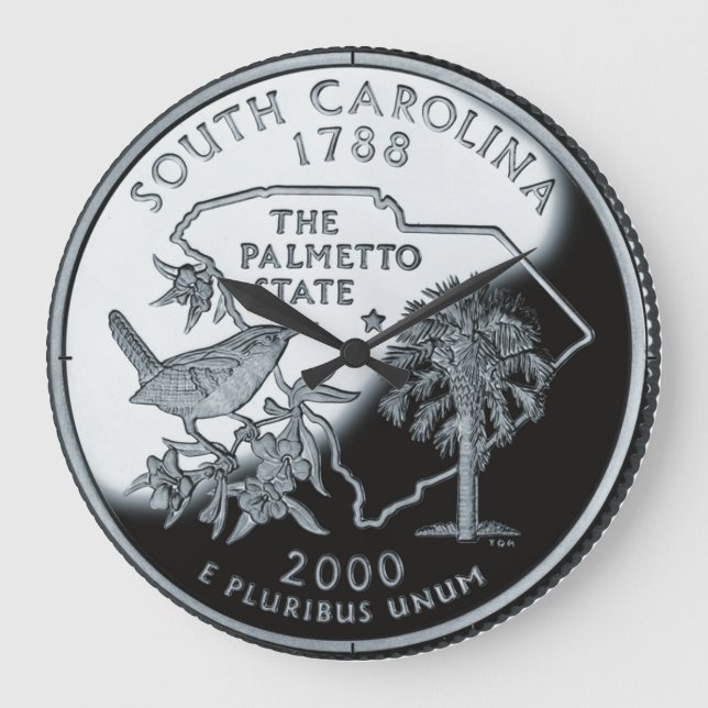 South Carolina State Quarter Clock (Front)