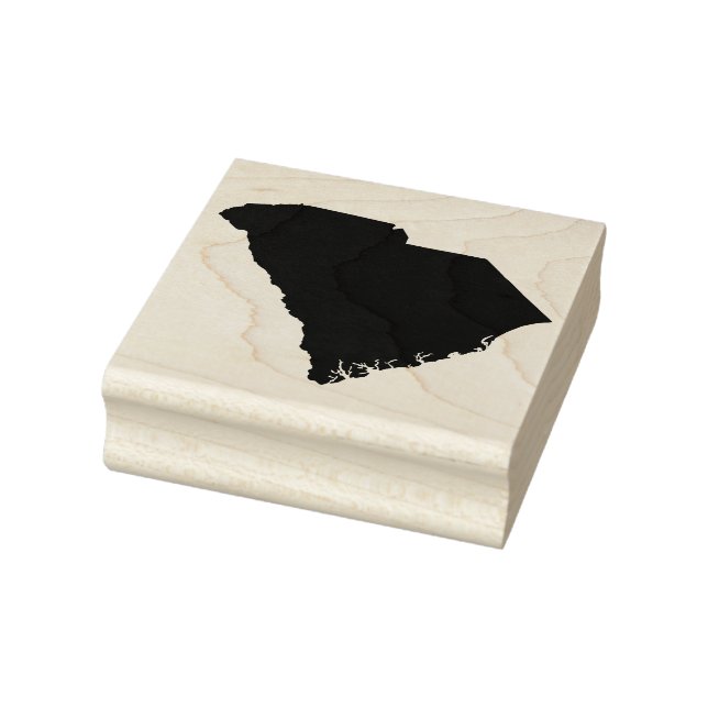 South Carolina State Solid Rubber Art Stamp (Stamp)