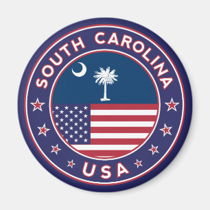South Carolina sticker, phone case, tote bag Magnet