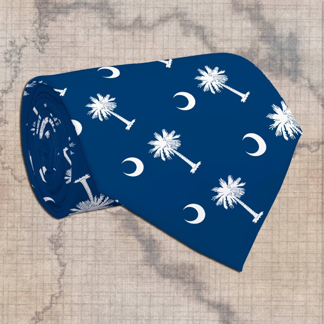 South Carolina Ties, fashion USA, Flag business Tie (Creator Uploaded)