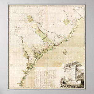 South Carolina Townships Poster