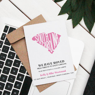 SOUTH CAROLINA We've moved New address New Home   Postcard